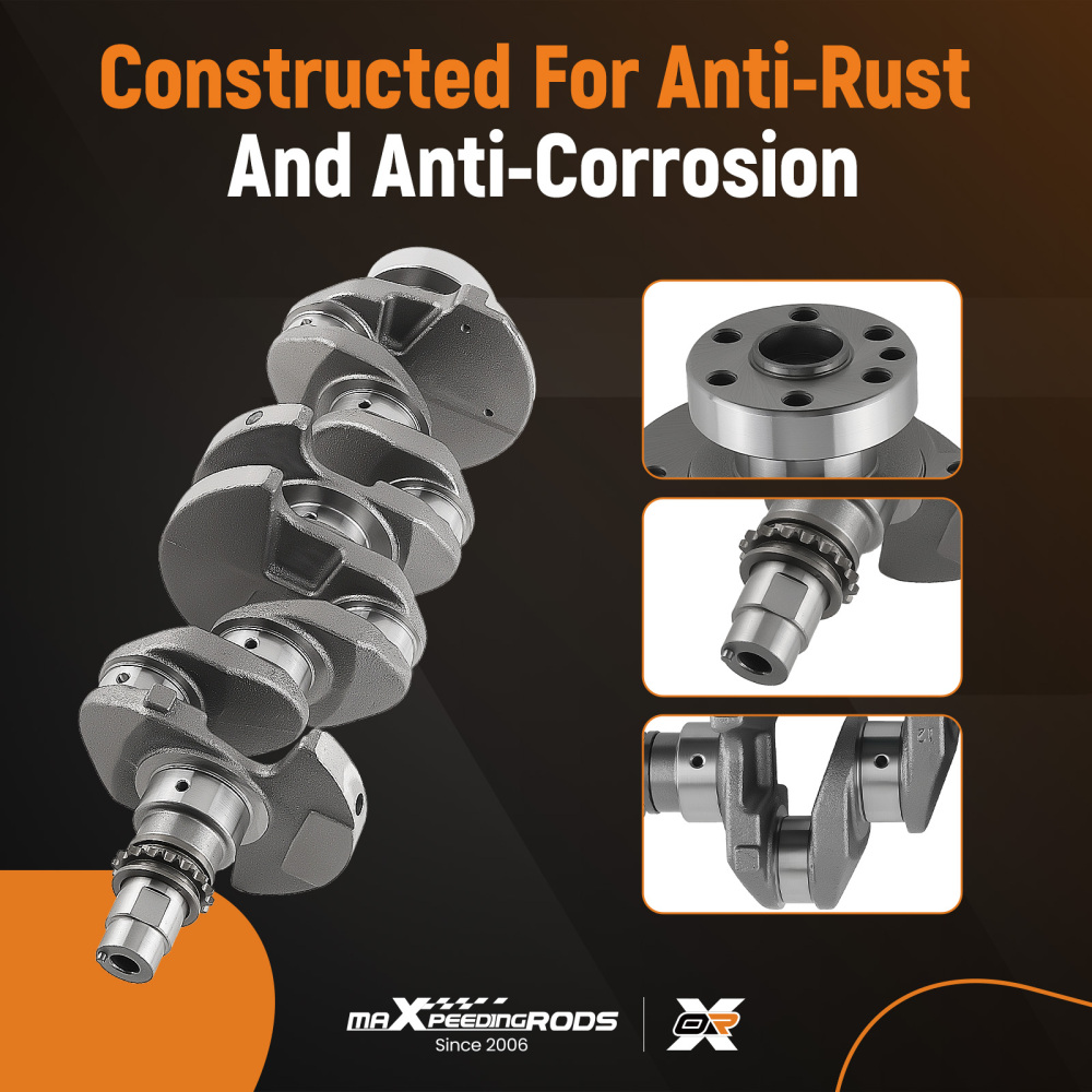 CrankshaftRodsPiston Ring Set For G4FD 1.6L compatible for Hyundai Accent compatible for Kia Soul 12-16