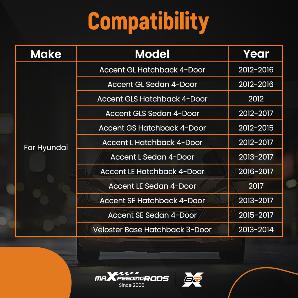 CrankshaftRodsPiston Ring Set For G4FD 1.6L compatible for Hyundai Accent compatible for Kia Soul 12-16