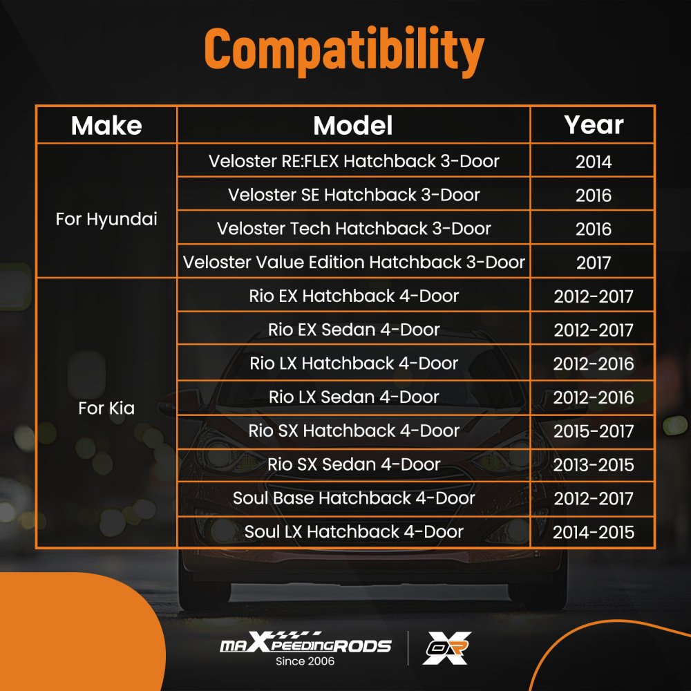 CrankshaftRodsPiston Ring Set For G4FD 1.6L compatible for Hyundai Accent compatible for Kia Soul 12-16