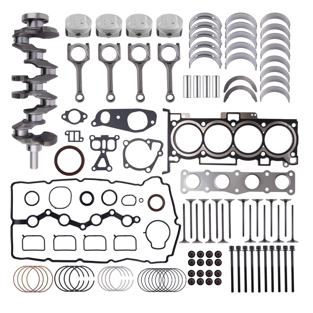 G4KD 2.0L Engine Overhaul Rebuild Kit Crankshaft Connecting Rods compatible for Hyundai Kia