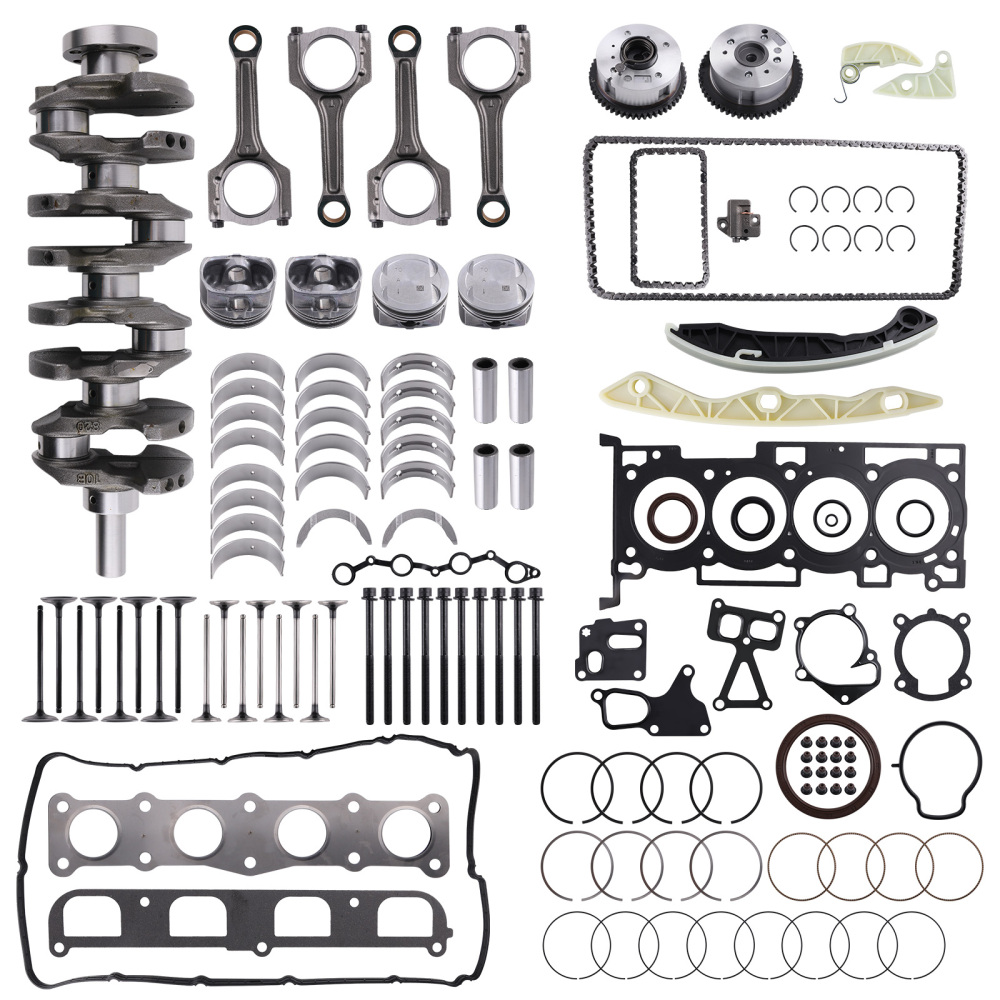 G4KF 2.0T Engine Overhaul Rebuild Kit w/ Crankshaft Rods Timing compatible for Hyundai KIA