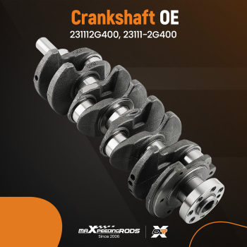 G4KH 2.0L Turbo Engine Rebuild Kit CrankshaftRodsBearing compatible for Hyundai Kia