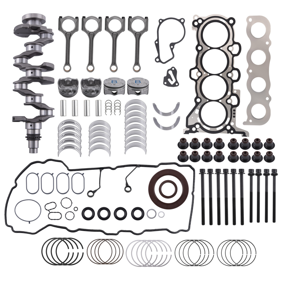 G4NB 1.8L Engine Piston Gasket Bearing Kit w/ CrankshaftRods compatible for Hyundai Kia