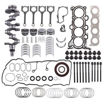 G4NB 1.8L Engine Piston Gasket Bearing Kit w/ CrankshaftRods compatible for Hyundai Kia