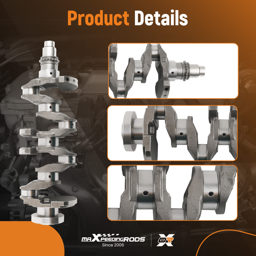 G4NC Engine Crankshaft Pistons Gasket Timing KitConrods compatible for Hyundai Kia 2.0L