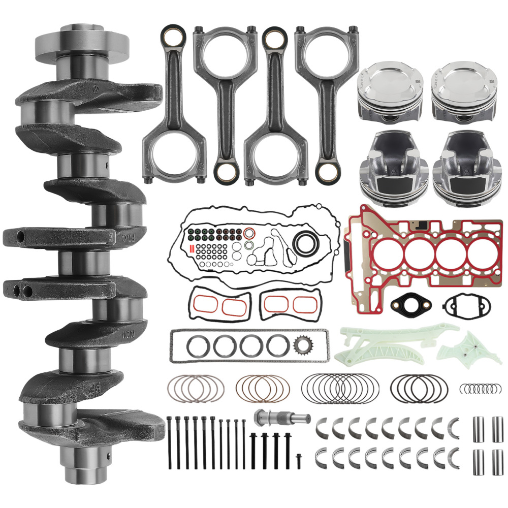 N20 2.0 Engine Overhaul Rebuild Kit Crankshaft/Conrods/Piston Kit/Gasket compatible for BMW