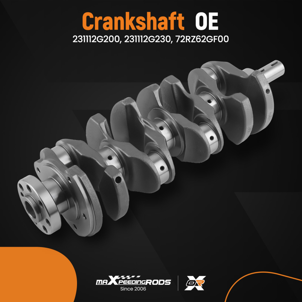 G4KJ 2.4L Engine Crankshaft4X RodsPiston Kit compatible for Hyundai Sonata compatible for Kia Optima