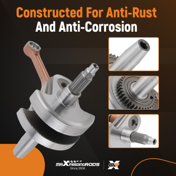 New Top Bottom End Engine Rebuild Kit compatible for HONDA TRX 400EX Crank Kit 1999-2008