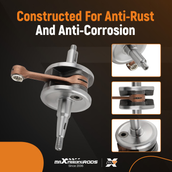 Crankshaft Piston Engine Rebuild Kit For 1988-2006 compatible for Yamaha Blaster 200 YFS200