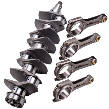 Billet CrankshaftConRods Set compatible for Fiat Punto GT 93-99 1.4L I4 128.52mm
