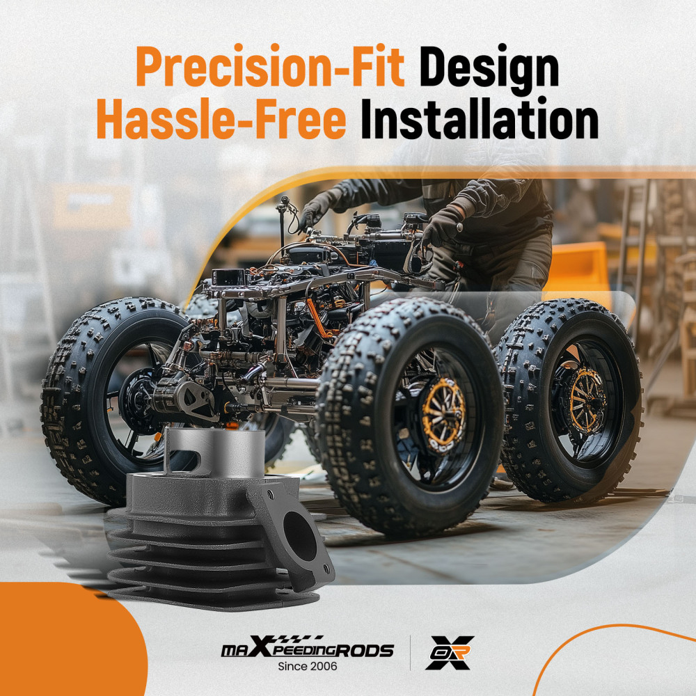 70cc Big Bore Cylinder Head Piston Rebuild Kit For 02-11 compatible for Yamaha YW50 Zuma 50