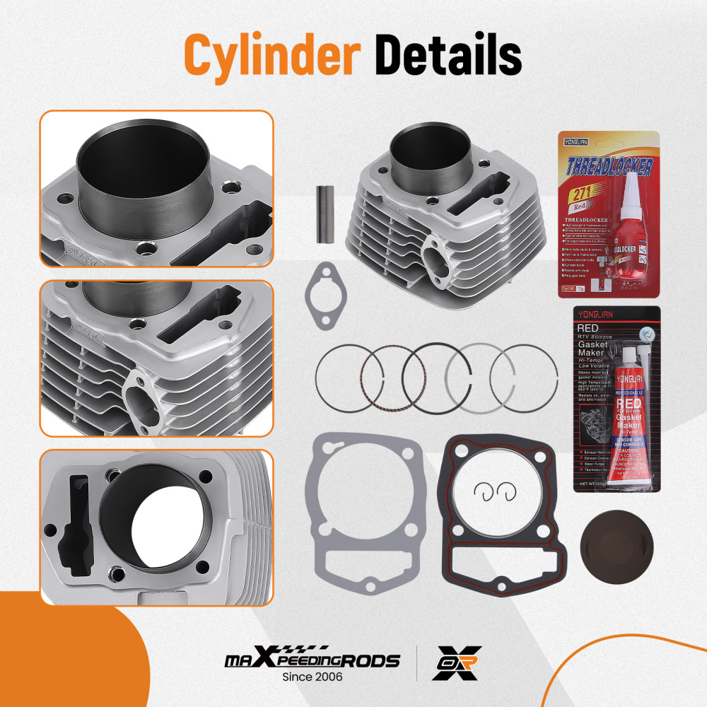 65.5mm Standard Cylinder Piston compatible for Honda CRF230F CRF230 F SL230 XR230