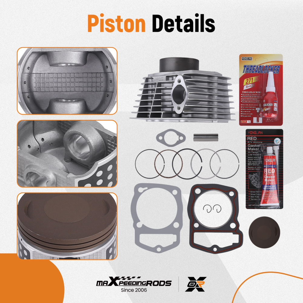 65.5mm Standard Cylinder Piston compatible for Honda CRF230F CRF230 F SL230 XR230