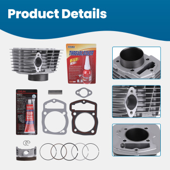 Cylinder Piston Gasket Top End Kit for 2003-2019 compatible for Honda CRF230F CRF230L CRF230M