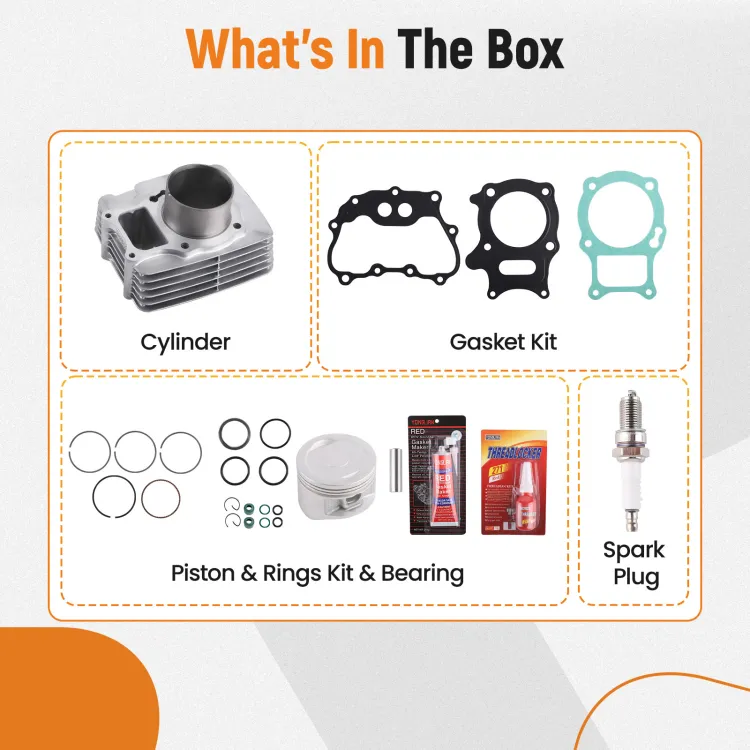 1997-2014 Honda TRX250 Sportrax Recon Cylinder Base Gasket - Foto 9