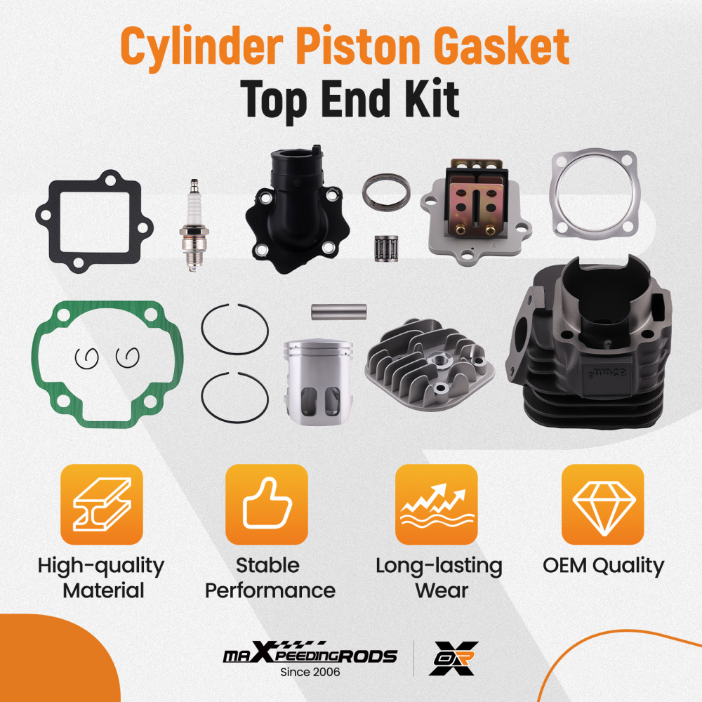 100cc Top End Cylinder Engine Kit compatible for Polaris Sportsman 90 Scrambler Predator 90