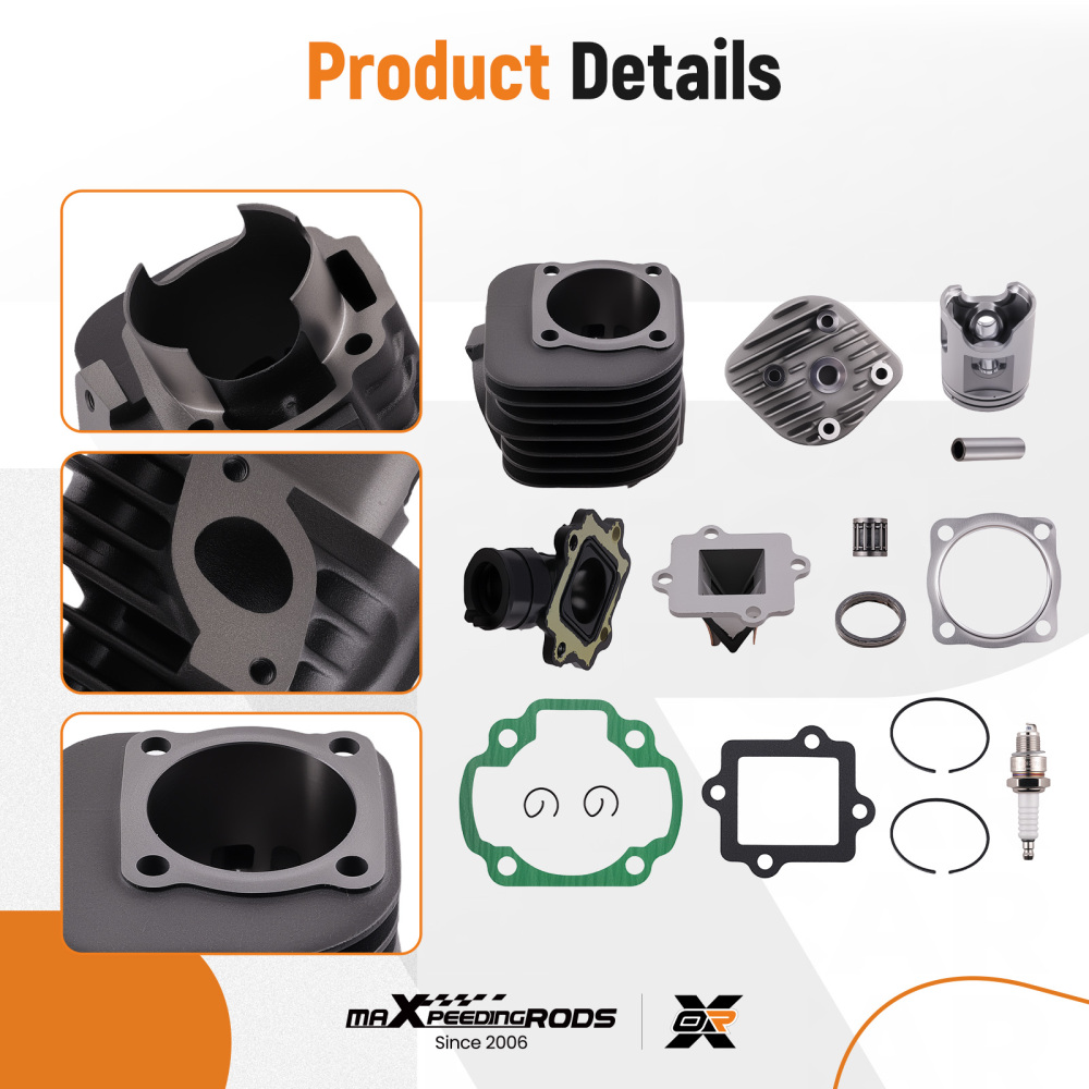 100cc Top End Cylinder Engine Kit compatible for Polaris Sportsman 90 Scrambler Predator 90