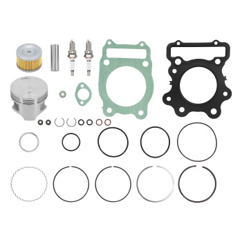 Engine Cylinder Piston Rebuild Kit compatible for Honda TRX 300 Fourtrax FW 2x4 4x4 88-00