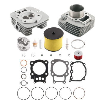 Cylinder Head Piston Kit compatible for Honda Rancher 350 TRX350TE TRX350TM TRX350FE 00-06