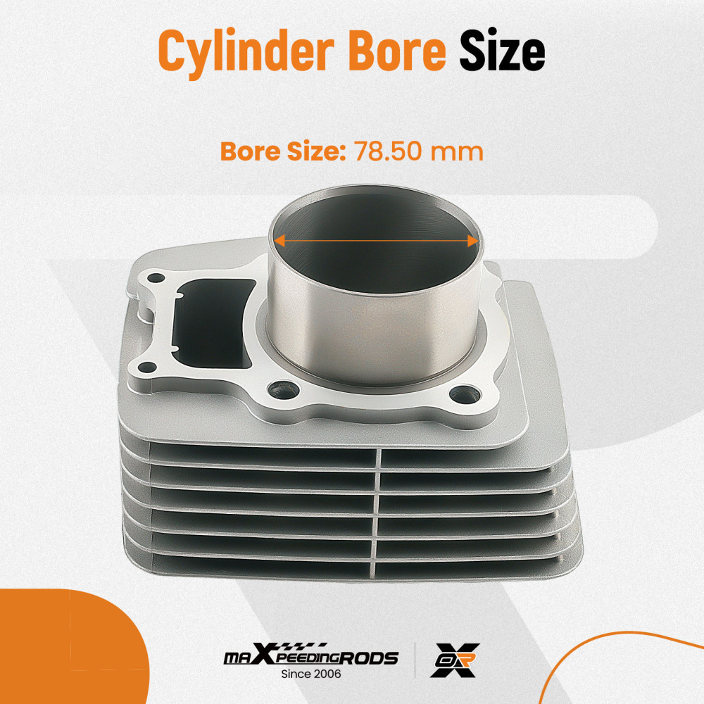 Cylinder Head Piston Kit compatible for Honda Rancher 350 TRX350TE TRX350TM TRX350FE 00-06