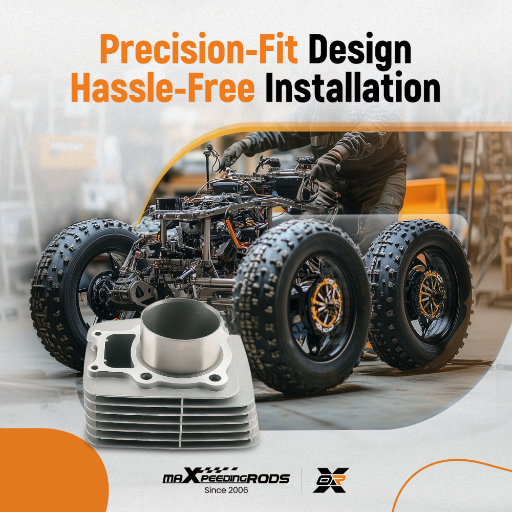 Cylinder Head Piston Kit compatible for Honda Rancher 350 TRX350TE TRX350TM TRX350FE 00-06