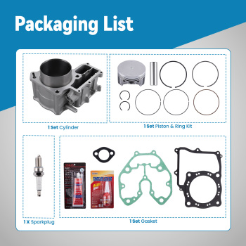 Cylinder Piston Kit compatible for Honda Foreman Rubicon 500 TRX500FA 12100-HN2-000