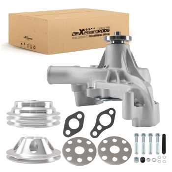 12 Groove Pulley Kit compatible for Chevy SBC 283 305 327 350 383 1973-1989