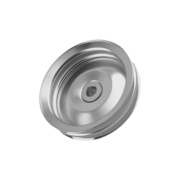 3pc Chrome Pulley Kit compatible for Chevy Big Block 396 427 454 Crankshaft Water Pump