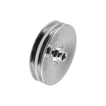 3pc Chrome Pulley Kit compatible for Chevy Big Block 396 427 454 Crankshaft Water Pump