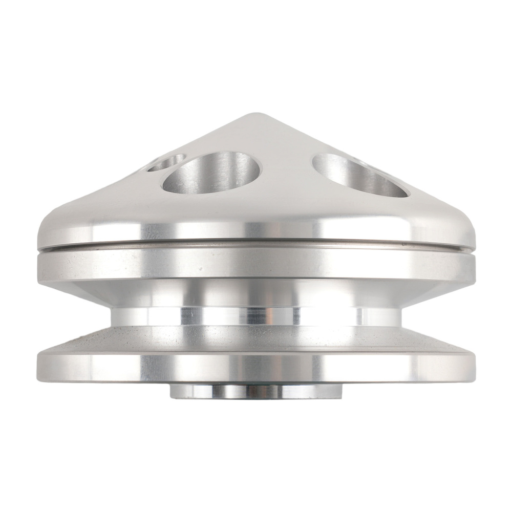 Aluminum Crankshaft Pulley for Small Block compatible for Chevy 283-350 Triple Groove Kit