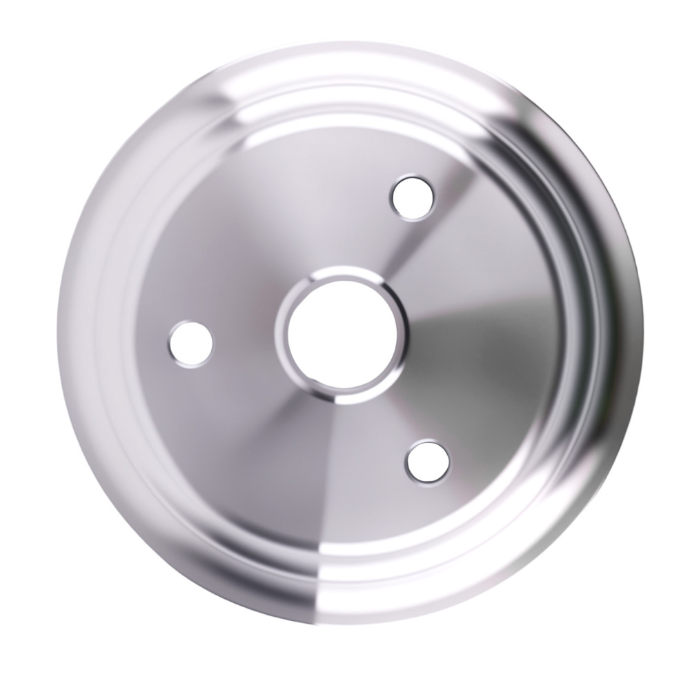 Long Water Pump Pulley Kit compatible for Chevy SBC 262 265 267 283 302 305 307 327 350