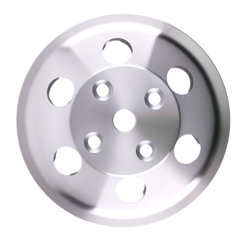 Long Water Pump Pulley Kit compatible for Chevy SBC 262 265 267 283 302 305 307 327 350