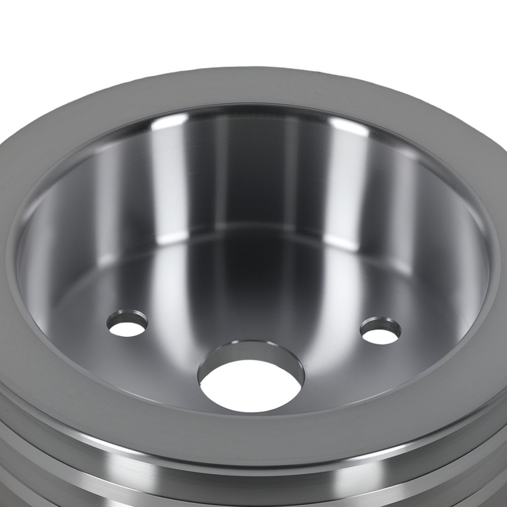 Aluminum Triple 3 Groove Crankshaft Crank Pulley SWP compatible for Chevy 396 BBC SWP