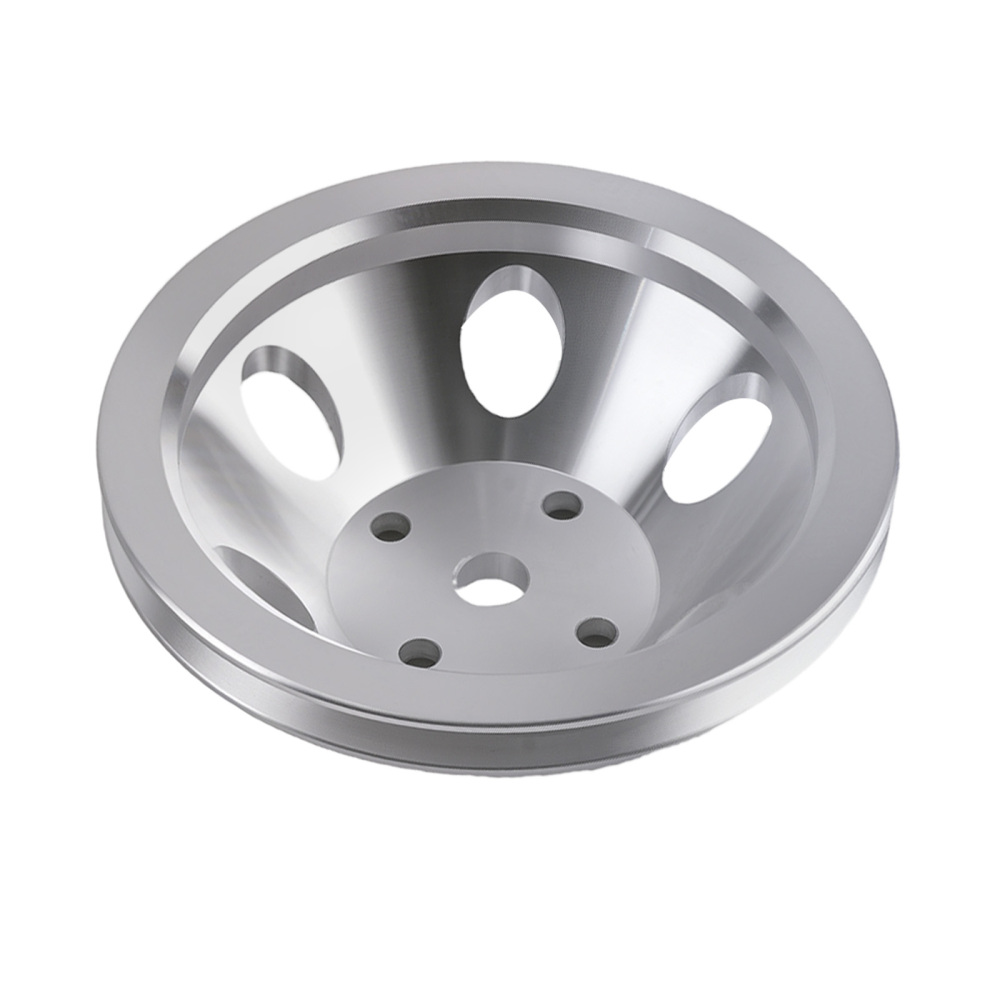 2XWater Pump Pulley compatible for Chevy Small Block 265 283 305 327 350 383 400 LWP V Belt