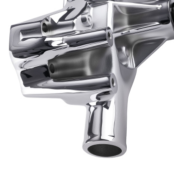 Long Water Pump 2 Groove Crankshaft Pulley Kit compatible for Chevy 350 400 283 High Volume