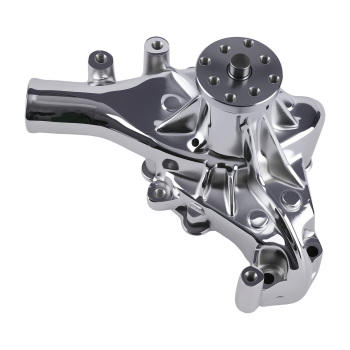 Long Water Pump 2 Groove Crankshaft Pulley Kit compatible for Chevy 350 400 283 High Volume