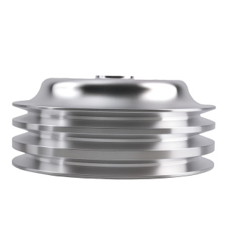 2/3 Groove Crankshaft Pulley compatible for Chevy Small Block 265-400 V8 Long Water Pump