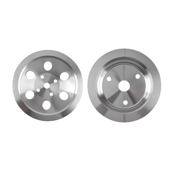 2/3 Groove Crankshaft Pulley compatible for Chevy Small Block 265-400 V8 Long Water Pump