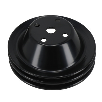 2/3 Groove Water Pump Pulley Kit compatible for Chevy 262-400 SBC V8 LWP Direct Fit
