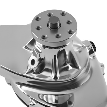 BBC Chrome Kit for Big Block compatible for Chevy 396-454 Short Water Pump Pulley Set