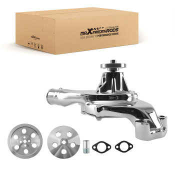 BBC Chrome Kit for Big Block compatible for Chevy 396-454 Short Water Pump Pulley Set