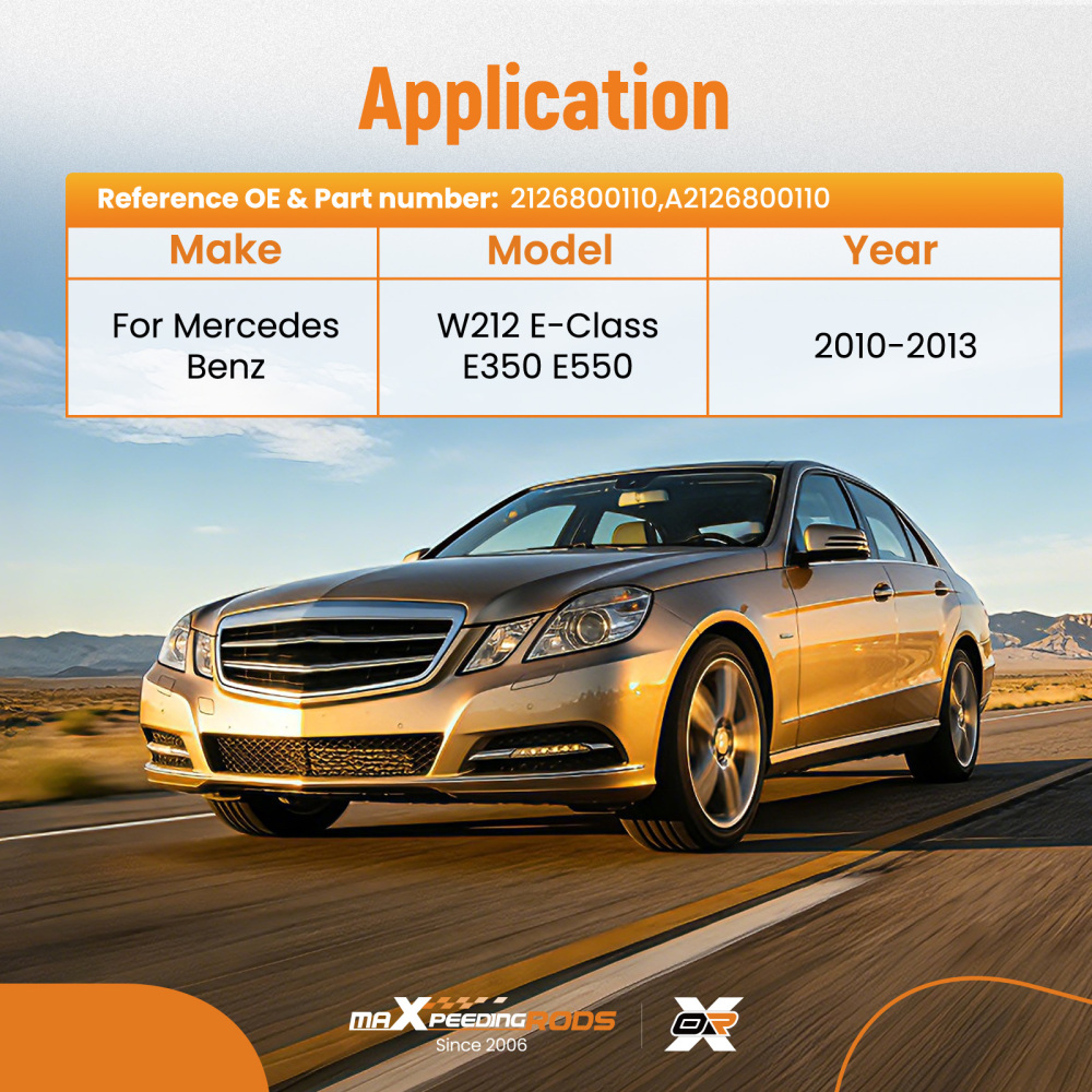 2 Cup Center Holder compatible for Mercedes-Benz W212 E350 E550 E-Class 2010-13 2126800110