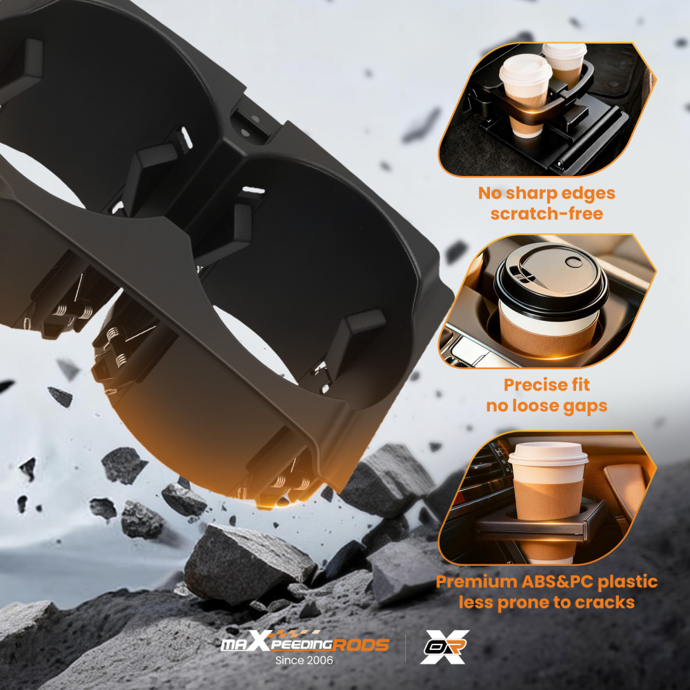 2 Cup Center Holder compatible for Mercedes-Benz W212 E350 E550 E-Class 2010-13 2126800110