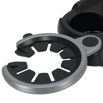 ABS Black Cup Holder compatible for Smart Fortwo 2007 2008-2014 A4518100370 Front