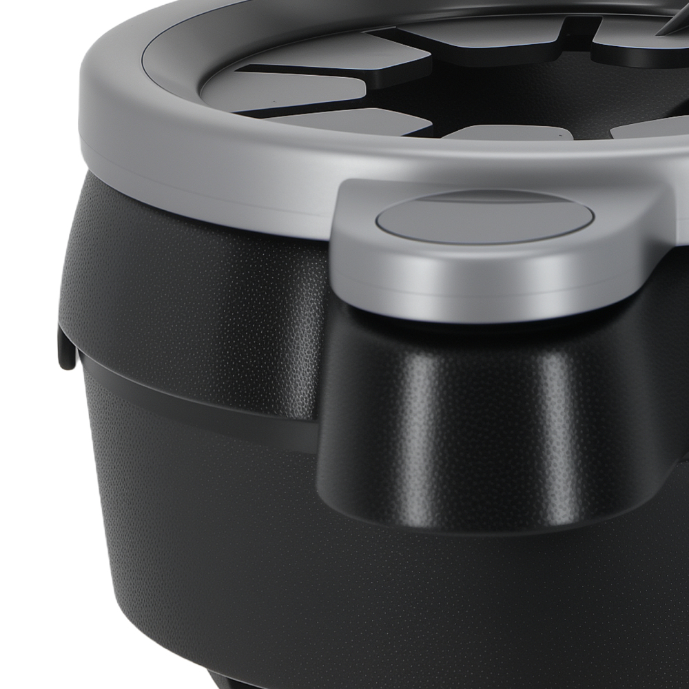 Console Porte-Gobelet Avant compatible pour Smart Fortwo 2007-2014 A4518100370 Noir