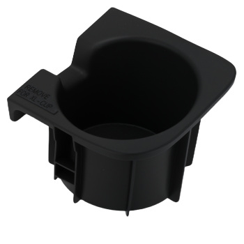 2 Cup Holder Insert compatible for Toyota Tacoma 2005-2017 Front 6699204012 Black