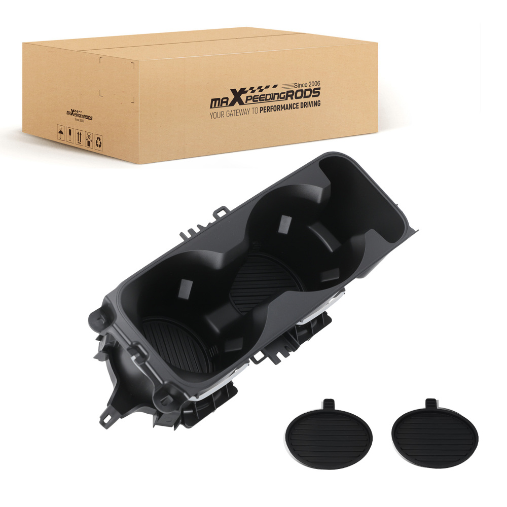 Center Black Cup Holder compatible for Ford Explorer 2020 2021-2025 LB5Z-7813562-AB Front