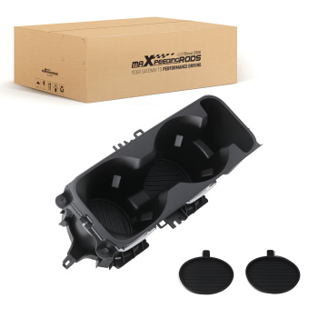 Center Black Cup Holder compatible for Ford Explorer 2020 2021-2025 LB5Z-7813562-AB Front