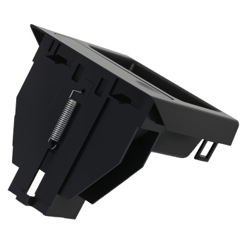 Portabicchieri ABS Console compatibile per BMW E46 1998-2007 51169415186 Nero Anteriore