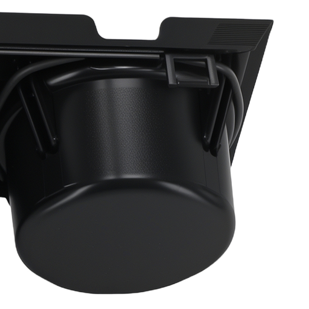 Portabicchieri ABS Console compatibile per BMW E46 1998-2007 51169415186 Nero Anteriore